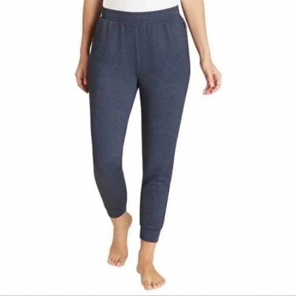 Eddie Bauer Ladies' Lounge Jogger, 2-pack blue and gray - Picture 2 of 10